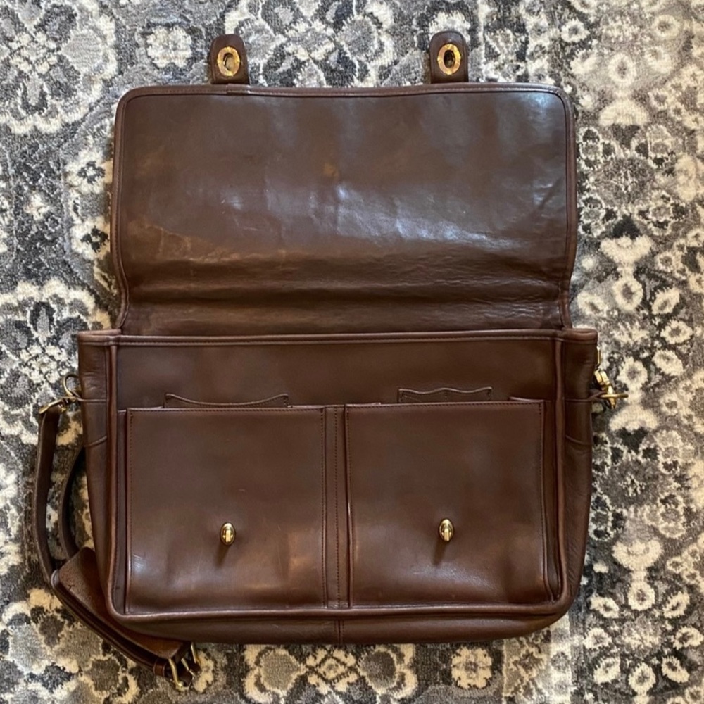 Vintage Coach Prescott Briefcase Messenger Computer Bag - Picture 2 of 12